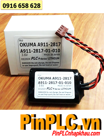 Okuma A911-2817-01-010, Pin nuôi nguồn PLC Okuma A911-2817-01-010 chính hãng